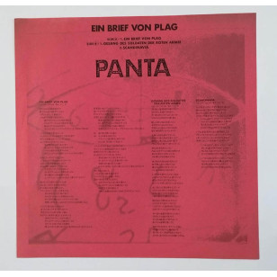 Panta - Ein Brief Von Plag 1987 見本盤 Japan Promo 12" Single Vinyl LP 頭脳警察 Zunou Keisatsu ***READY TO SHIP from Hong Kong***